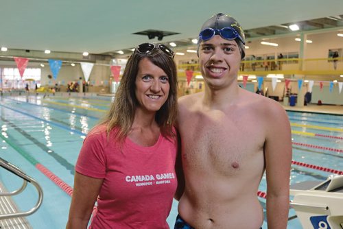 Canstar Community News July 19, 2017 - Josh Pereira (right) and his mother Fatima Pereira are excited for the 2017 Canada Summer Games where Josh will be competing. (LIGIA BRAIDOTTI/CANSTAR COMMUNITY NEWS/TIMES)
