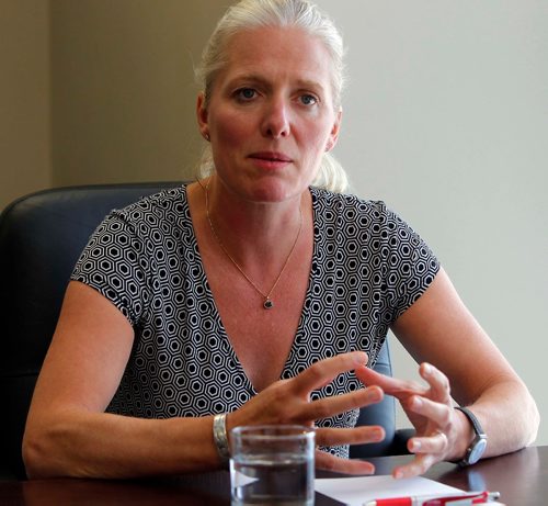 BORIS MINKEVICH / WINNIPEG FREE PRESS
Minister of Environment and Climate Change Catherine McKenna IN EXCLUSIVE INTERVIEW at the Winnipeg Chamber of Commerce. DAN LETT STORY. July 26, 2017