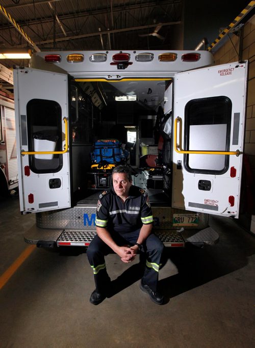 PHIL HOSSACK / WINNIPEG FREE PRESS  -   Kevin Martin, a city paramedic is back at work after dealing with PTSD. See Mike McIntyre's story. In a nutshell: Martin is doing fantastic, and he will be the lead person in my story. Hes been back at work for several months, has had a few minor setbacks but nothing significant, his first tests came in the form of seeing dead bodies again, which hes been able to process. His money quote Im proof there is light at the end of the tunnel. Sometimes the tunnel is a lot longer than you think.   -  July 26, 2017