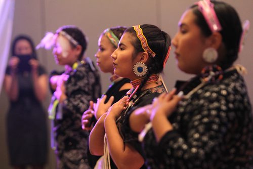RUTH BONNEVILLE / WINNIPEG FREE PRESS

Dancers with the Aboriginal School of Dance do a special dance performance at the kickoff of the 48th annual Folklorama Festival  at the Convention Centre Thursday.  The festival runs August 6-19, 2017.


 

July 27,, 2017