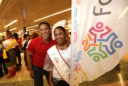 RUTH BONNEVILLE / WINNIPEG FREE PRESS

Volunteer Column:  Jon Omaga and his daughter Kelsey Omaga have been volunteering for Folklorama for many years together.  They have their photo taken  at the kickoff of the 48th annual Folklorama Festival  at the Convention Centre Thursday.  The festival runs August 6-19, 2017.


 

July 27,, 2017