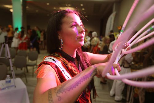 RUTH BONNEVILLE / WINNIPEG FREE PRESS

Feature;
Portraits of Buffy Handel, the coordinator of the First Nations pavilion taken at the 48th annual Folklorama Festival  at the Convention Centre Thursday.  
For a Jen Zoratti feature on this amazing mom/volunteer/activist.  

 

July 27,, 2017