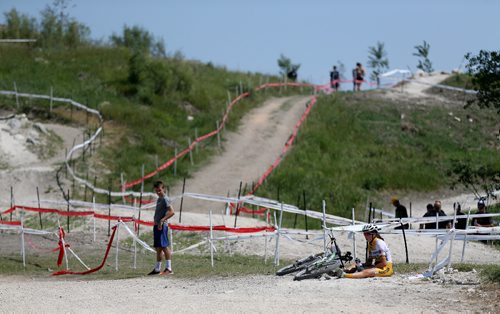 TREVOR HAGAN / WINNIPEG FREE PRESS
Becca Man, 16, after the women's mountain biking event during the 2017 Canada Summer Games, Sunday, July 30, 2017.