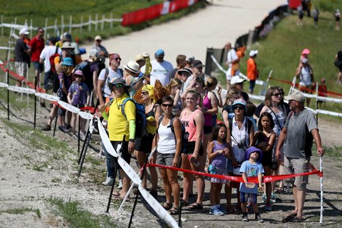 TREVOR HAGAN / WINNIPEG FREE PRESS
The women's mountain biking event during the 2017 Canada Summer Games, Sunday, July 30, 2017.