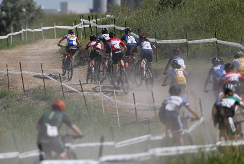 TREVOR HAGAN / WINNIPEG FREE PRESS
The women's mountain biking event during the 2017 Canada Summer Games, Sunday, July 30, 2017.