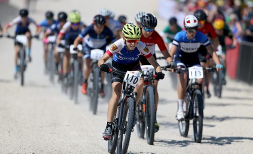 TREVOR HAGAN / WINNIPEG FREE PRESS
The women's mountain biking event during the 2017 Canada Summer Games, Sunday, July 30, 2017.