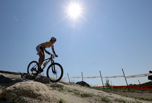 TREVOR HAGAN / WINNIPEG FREE PRESS
The women's mountain biking event during the 2017 Canada Summer Games, Sunday, July 30, 2017.