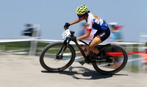 TREVOR HAGAN / WINNIPEG FREE PRESS
The women's mountain biking event during the 2017 Canada Summer Games, Sunday, July 30, 2017.