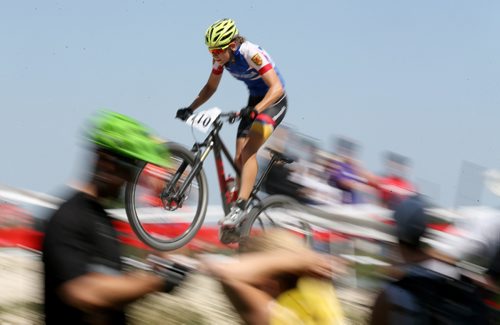 TREVOR HAGAN / WINNIPEG FREE PRESS
The women's mountain biking event during the 2017 Canada Summer Games, Sunday, July 30, 2017.