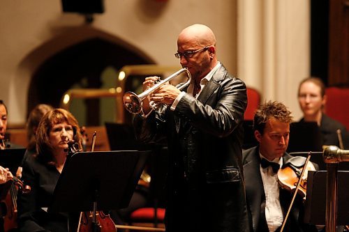 BORIS MINKEVICH / WINNIPEG FREE PRESS 080917 Guy Few plays with the Manitoba Chamber Orchestra at Westminister United Church.