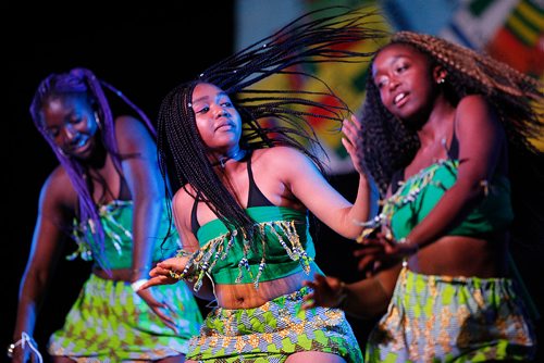 JOHN WOODS / WINNIPEG FREE PRESS
Dancers perform at the Africa pavilion Sunday, August 6, 2017. Folklorama