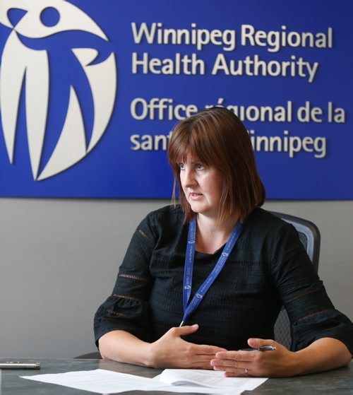 WAYNE GLOWACKI / WINNIPEG FREE PRESS

Karlee Blatz, senior labour counsel with WRHA comments on staff changes as a result of consolidation.  Story by Jane Gerster August 8 2017