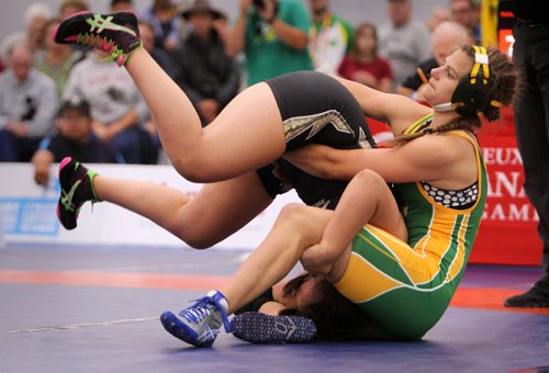RUTH BONNEVILLE / WINNIPEG FREE PRESS

 
Canada Games Wrestling @ Axworthy Health & RecPlex Wednesday. See story on wrestling in Manitoba by Mike McIntyre -  how does Manitoba team look to do at Games?
Names: Femaile Team Saskatchewan Berit Johnson in match against team Manitoba Jessica Jenkinson.  Sask wins match.  

  
Aug 09,, 2017