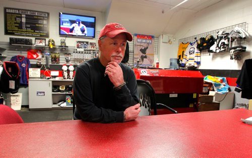 BORIS MINKEVICH / WINNIPEG FREE PRESS
Don Swirsky is a local skate shop owner being squeezed by rent increases and fees from the city. He may have to close his shop at Dakota Community Centre after being there for 8 years.  August 10, 2017