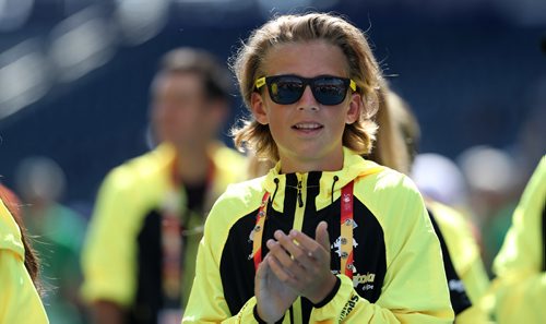 TREVOR HAGAN / WINNIPEG FREE PRESS
Team Manitoba athletes at the Canada Summer Games closing ceremonies, Sunday, August 13, 2017.