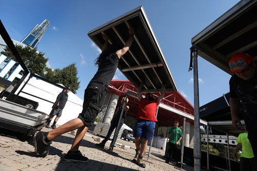 RUTH BONNEVILLE / WINNIPEG FREE PRESS


Setup crews put together the stage for Interstellar Rodeo which runs  AUGUST 18-20,  AT THE FORKS Wednesday.  
Standup photo 

Aug 16,, 2017