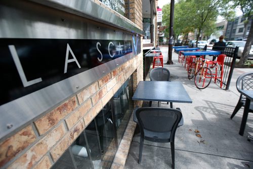 WAYNE GLOWACKI / WINNIPEG FREE PRESS

Sunday Special/This City.. La Scala restaurants patio area.  The restaurant is one of the longest-running Italian restaurants on the Corydon strip. David Sanderson story.  August 16 2017
