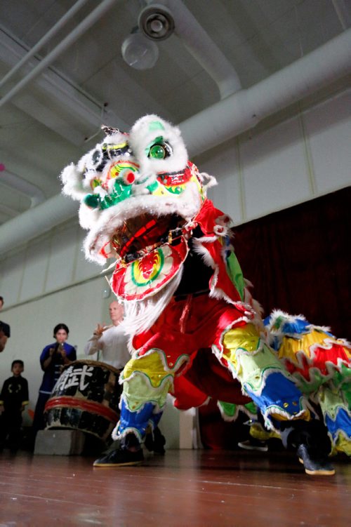 JUSTIN SAMANSKI-LANGILLE / WINNIPEG FREE PRESS
Artists perform a traditional Lion Dance Wednesday at the Indochina Chinese Folklorama Pavillion.
170816 - Wednesday, August 16, 2017.
