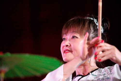 JUSTIN SAMANSKI-LANGILLE / WINNIPEG FREE PRESS
Artists perform a traditional dance Wednesday at the Indochina Chinese Folklorama Pavillion.
170816 - Wednesday, August 16, 2017.