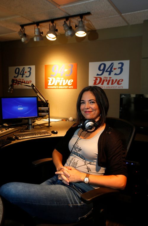 WAYNE GLOWACKI / WINNIPEG FREE PRESS
49.8 Intersection Radio DJ Dez Daniels in the studio at 94.3 FM. David Sanderson story. August 17 2017