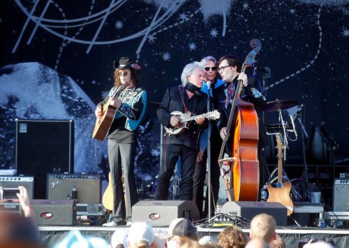 PHIL HOSSACK / WINNIPEG FREE PRESS  - Marty Stuart and his Fabulous Superlatives took the stage first at the Interstellar Rodeo at the Forks Friday night. - August 17, 2017