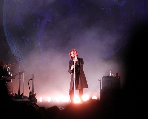 PHIL HOSSACK / WINNIPEG FREE PRESS  - Father John Misty preaches to the choir Friday evening at Interstellar Rodeo's openeing evening at the Forks. - August 17, 2017