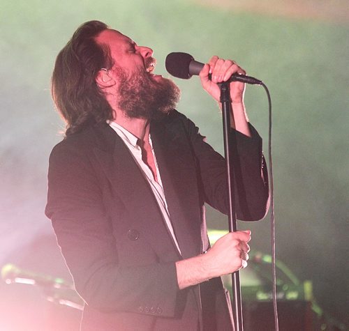 PHIL HOSSACK / WINNIPEG FREE PRESS  - Father John Misty preaches to the choir Friday evening at Interstellar Rodeo's openeing evening at the Forks. - August 17, 2017