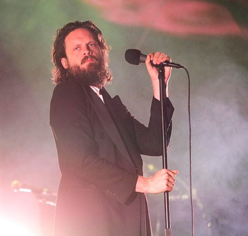 PHIL HOSSACK / WINNIPEG FREE PRESS  - Father John Misty preaches to the choir Friday evening at Interstellar Rodeo's openeing evening at the Forks. - August 17, 2017