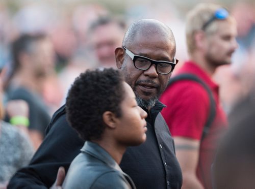DAVID LIPNOWSKI / WINNIPEG FREE PRESS

Actor Forest Whitaker enjoys Interstellar Rodeo at The Forks Saturday August 19, 2017

(Specific publishing restrictions, see contract)