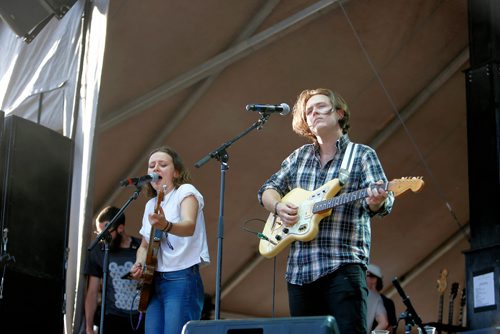 JUSTIN SAMANSKI-LANGILLE / WINNIPEG FREE PRESS
Chloe Doucet performs Sunday evening on the final day of this year's Interstellar Rodeo at The Forks.
170820 - Sunday, August 20, 2017.