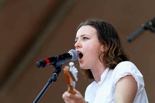 JUSTIN SAMANSKI-LANGILLE / WINNIPEG FREE PRESS
Chloe Doucet performs Sunday evening on the final day of this year's Interstellar Rodeo at The Forks.
170820 - Sunday, August 20, 2017.