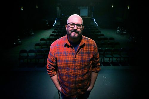 JOHN WOODS / WINNIPEG FREE PRESS
John Duff, promoter of Oddblock Comedy Festival is photographed at Park Theatre Monday, August 21, 2017. The comedy festival runs this weekend.