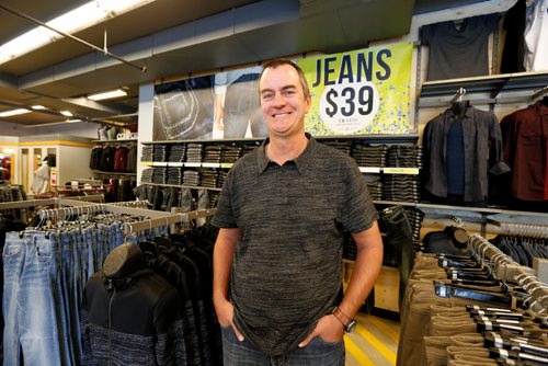 JUSTIN SAMANSKI-LANGILLE / WINNIPEG FREE PRESS
Neil Armstrong, president of Warehouse One poses inside one of his company's stores Tuesday.
170822 - Tuesday, August 22, 2017.