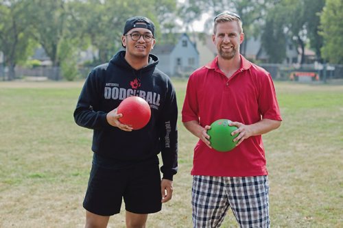Canstar Community News Aug. 23, 2017 - Rex Gonzales and Brent Mackin are co-founders of Winnipegs first minor dodgeball league for kids nine to 17-years-old. The league is currently accepting registrations for the fall. (DANIELLE DA SILVA/CANSTAR/SOUWESTER)