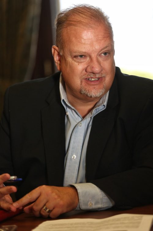 MIKE DEAL / WINNIPEG FREE PRESS
Kelvin Goertzen Minister of Health, Seniors and Active Living, in his office in the Manitoba Legislative Building. 
170824
Thursday, August 24, 2017