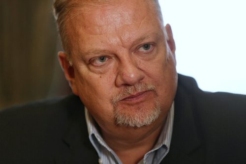 MIKE DEAL / WINNIPEG FREE PRESS
Kelvin Goertzen Minister of Health, Seniors and Active Living, in his office in the Manitoba Legislative Building. 
170824
Thursday, August 24, 2017