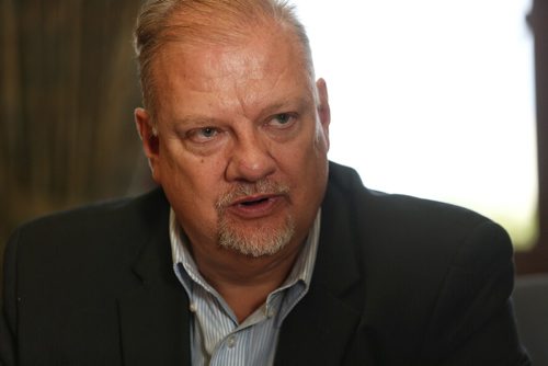 MIKE DEAL / WINNIPEG FREE PRESS
Kelvin Goertzen Minister of Health, Seniors and Active Living, in his office in the Manitoba Legislative Building. 
170824
Thursday, August 24, 2017