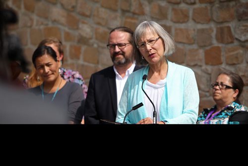 RUTH / BONNEVILLE WINNIPEG FREE PRESS


MMIWG Presser - The National Inquiry into Missing and Murdered Indigenous Women and Girls hold a press conference at The Forks, Oodeena Celebration Circle Thursday afternoon.  


Photo of  Chief Commissioner Marion Buller as she makes statements  and answers questions from the media about what was learning this week with other commissioners behind her.  


Aug 24, 2017
