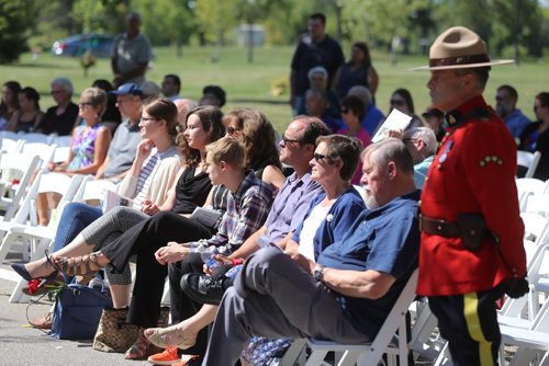 TREVOR HAGAN / WINNIPEG FREE PRESS
6 new names were added to the  M.A.D.D. memorial, Sunday, August 27, 2017.