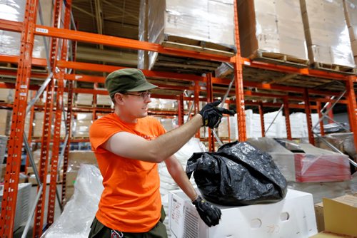 JUSTIN SAMANSKI-LANGILLE / WINNIPEG FREE PRESS
Hugh Campbell gives the Free Press a tour Wednesday of the warehouse containing all of the surplus equipment from the Canada Games. Many of the items are being auctioned off and the rest are being shipped off to Alberta to be re-used for the next games.
170830 - Wednesday, August 30, 2017.