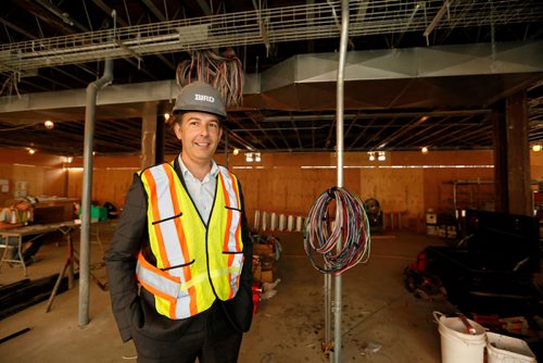JUSTIN SAMANSKI-LANGILLE / WINNIPEG FREE PRESS
Shane Solomon, president of Republic Architecture Inc. poses Thursday inside one of his company's projects, a restoration of a 20th century building on St. Mary Ave.
170831 - Thursday, August 31, 2017.