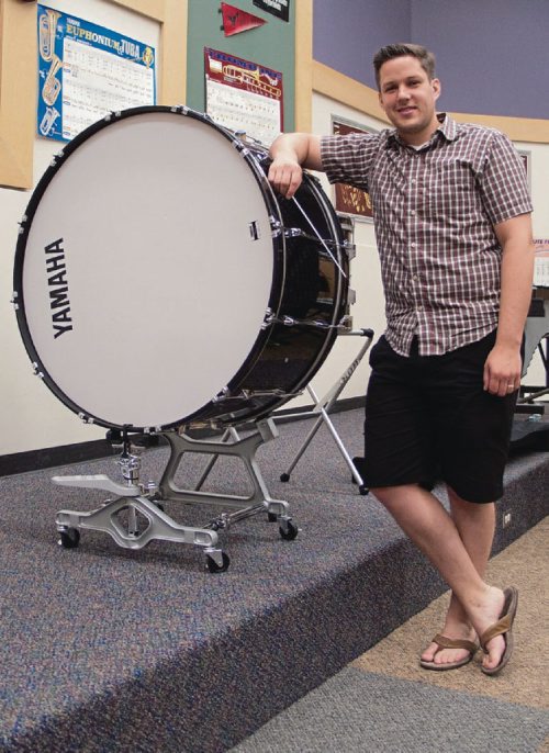 Canstar Community News Matt Careless is the founder and conductor of the nascent East St. Paul Community Band. (SHELDON BIRNIE/CANSTAR/THE HERALD)