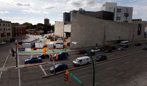 PHIL HOSSACK / WINNIPEG FREE PRESS  - WAG's site prepped for the new Inuit Art Centre. See Randy Turner's story - September 5, 2017