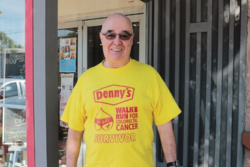 Canstar Community News Aug. 28, 2017 - Sid Chapnick is a rectal cancer survivor and oone of the organizers of Dennys Kick Butt for Colorectal Cancer. (LIGIA BRAIDOTTI/CANSTAR COMMUNITY NEWS/TIMES)