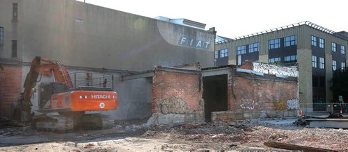 WAYNE GLOWACKI / WINNIPEG FREE PRESs

The former Metro Motors that is being demolished, this will be the site for the Red River College's Innovation Centre.   Martin Cash  story   Sept. 12 2017
