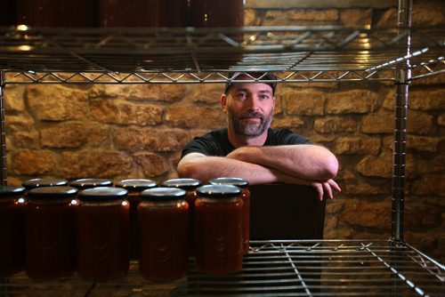 RUTH BONNEVILLE / WINNIPEG FREE PRESS

Chefs Table;  portrait shot of chef Ben Kramer with a rack of his freshly made tomato preserves taken at Kitchen Sync for the Uptown Chefs Table feature.

Jill Wilson story.  

SEPT 15, 2017
