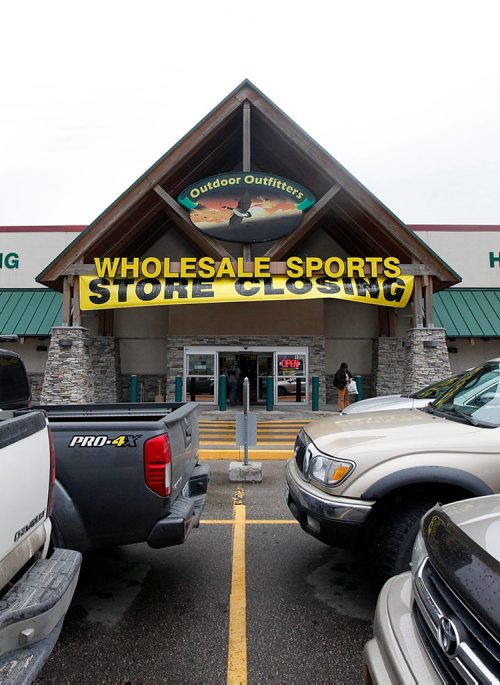 PHIL HOSSACK / WINNIPEG FREE PRESS - WHolesale SPorts on St James ave is closing....See story.   - September 15, 2017