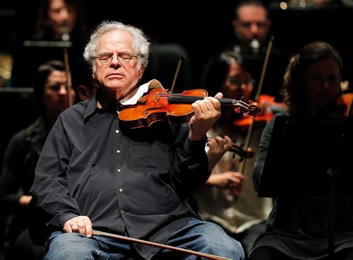 PHIL HOSSACK / WINNIPEG FREE PRESS  - Various Positions.....Violin Legend Itzhak Perlman rehearsing with the Winnipeg Symphony Orchestra Saturday. See release.  - Sept 16 2017