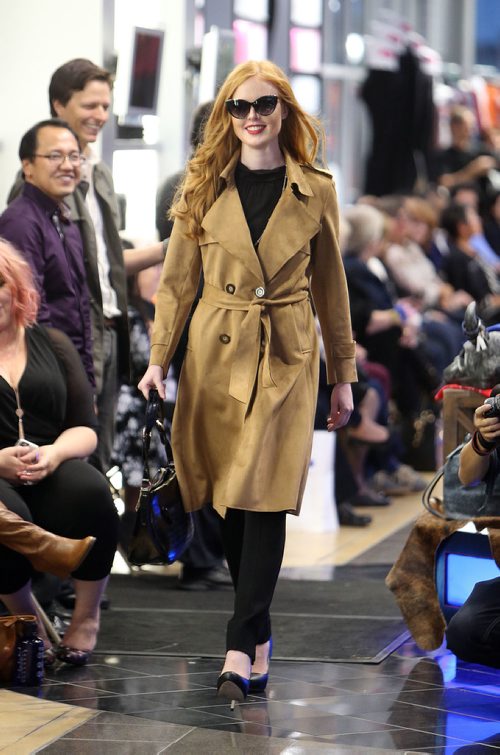 JASON HALSTEAD / WINNIPEG FREE PRESS

A model shows off Nygard fashions on Sept. 15, 2017 at the Nygard Fashion Show in support of Breast Cancer Research and to preview the companys new fall fashions at the Nygard Fashion Park store on Kenaston Boulevard. All ticket proceeds will be donated to CancerCare Manitoba. (See Social Page)