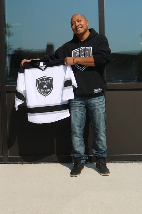 Canstar Community News Sept. 12, 2017 - Arvin Arabe is going on his second year as the North End Hockey Program co-ordinator and coach for the Norquay Knights hockey team. (LIGIA BRAIDOTTI/CANSTAR COMMUNITY NEWS/TIMES)